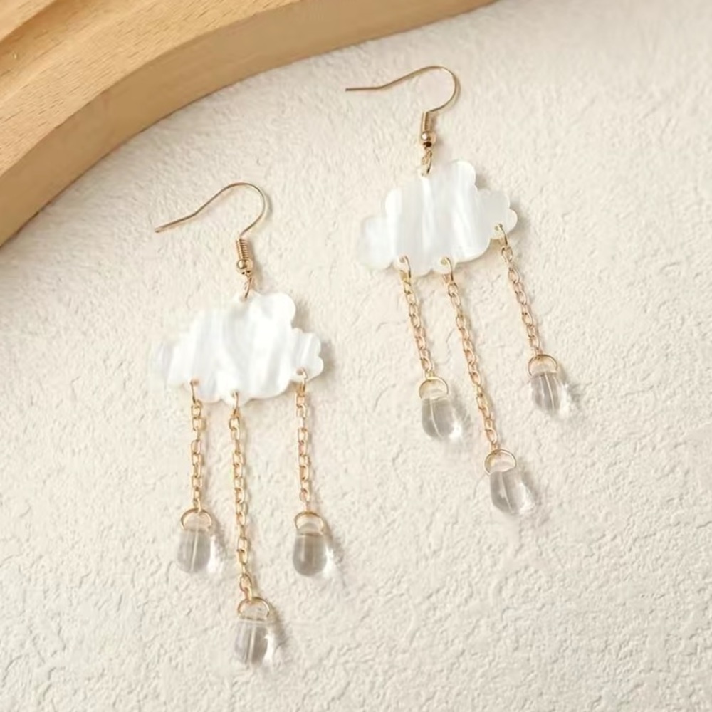NEW Raining Cloud earrings! - Picture 6 of 15